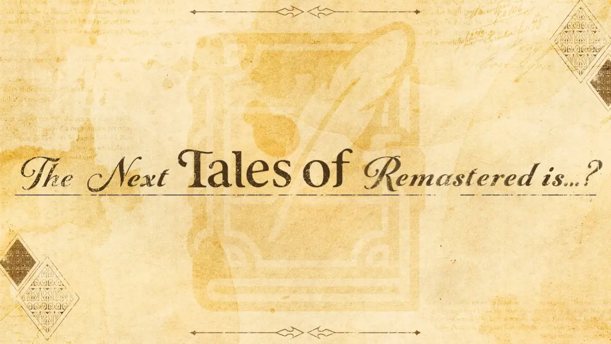 Bandai Namco เตรียมประกาศ "Tales of Remastered Project" 19 สิงหาคมนี้